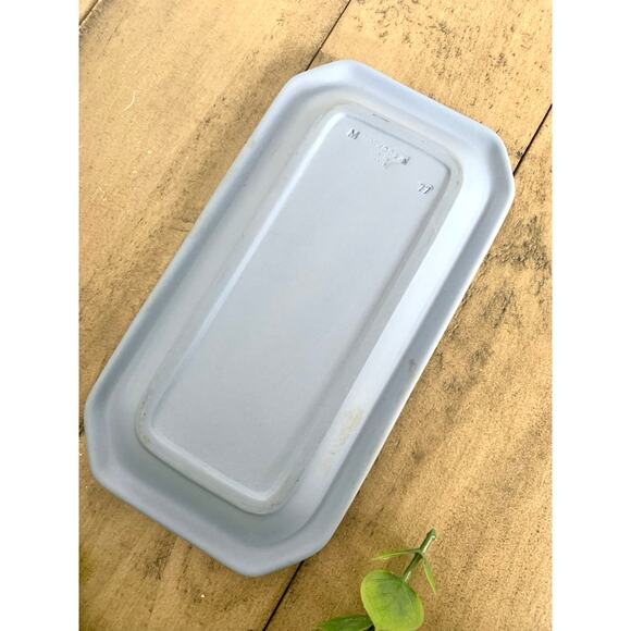 Vintage Wedgwood Blue Jasperware Jewelry Tray Trinket Dish NeoClassical England - Picture 11 of 12